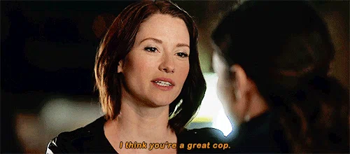 "Yo cre que eres una gran policía" (Vía natasha-ss.tumblr.com)