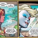 Harley Quinn ligando con Poison Ivy