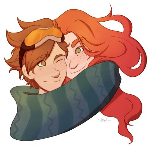 Tracer y Emily por Alexe