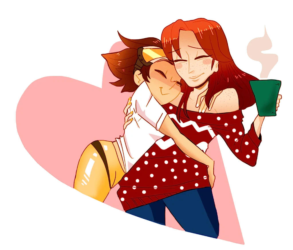 Tracer y Emily por Danielle
