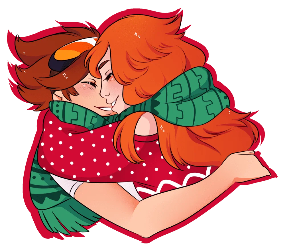 Tracer y Emily por Lara