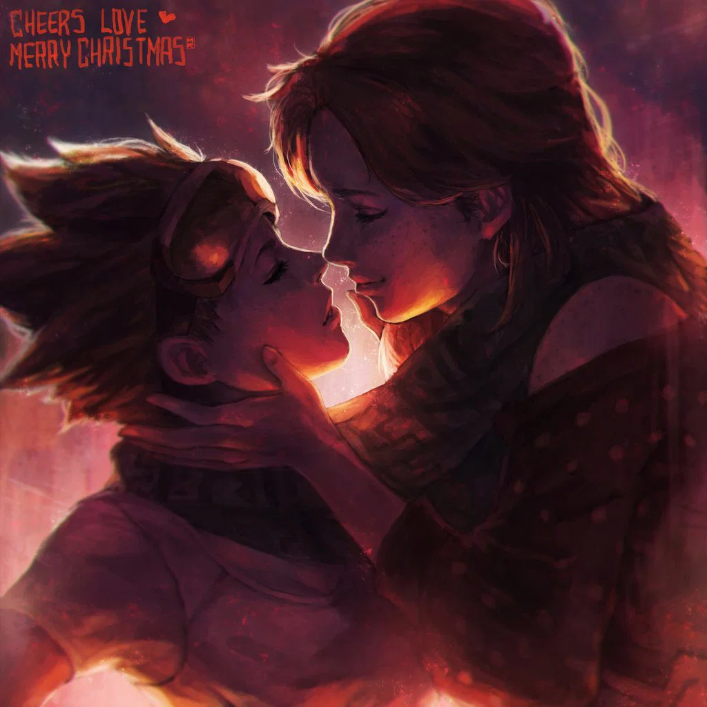 Tracer y Emily por MonoriRogue