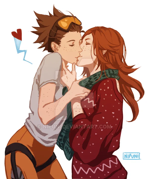 Tracer y Emily por Nipuni