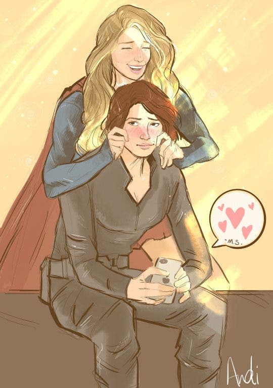 Fanart Hermanas Sanvers Supergirl