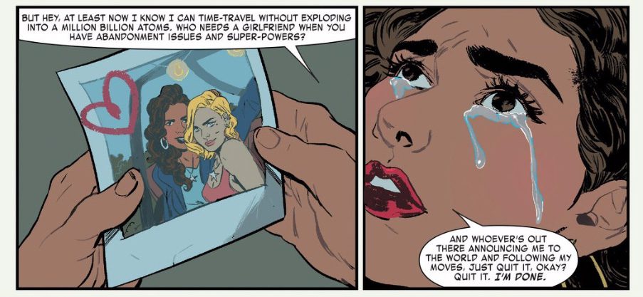 America Chavez y su novia Lisa