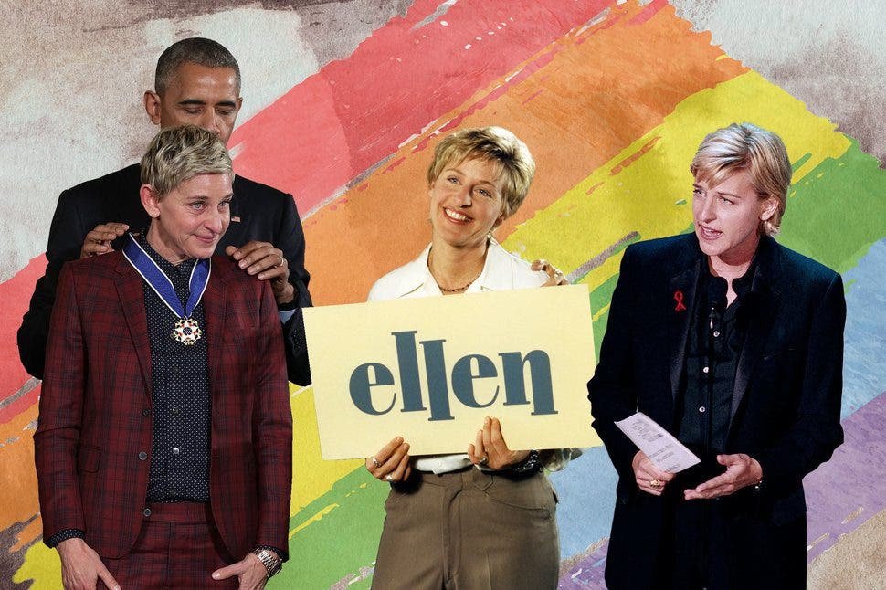 Hace 20 años Ellen DeGeneres salió del armario en su serie y en la vida real y lo ha celebrado así