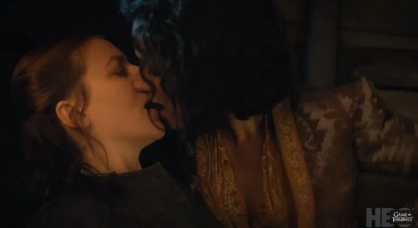 Yara y Ellaria se besan en Game of Thrones