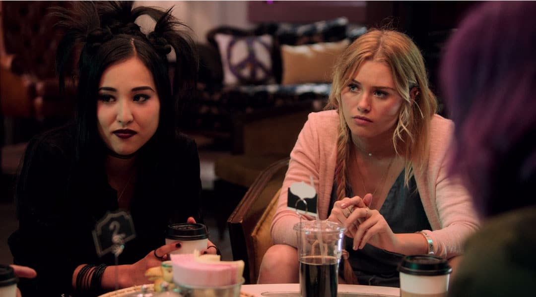 Nico y Karolina en la mesa