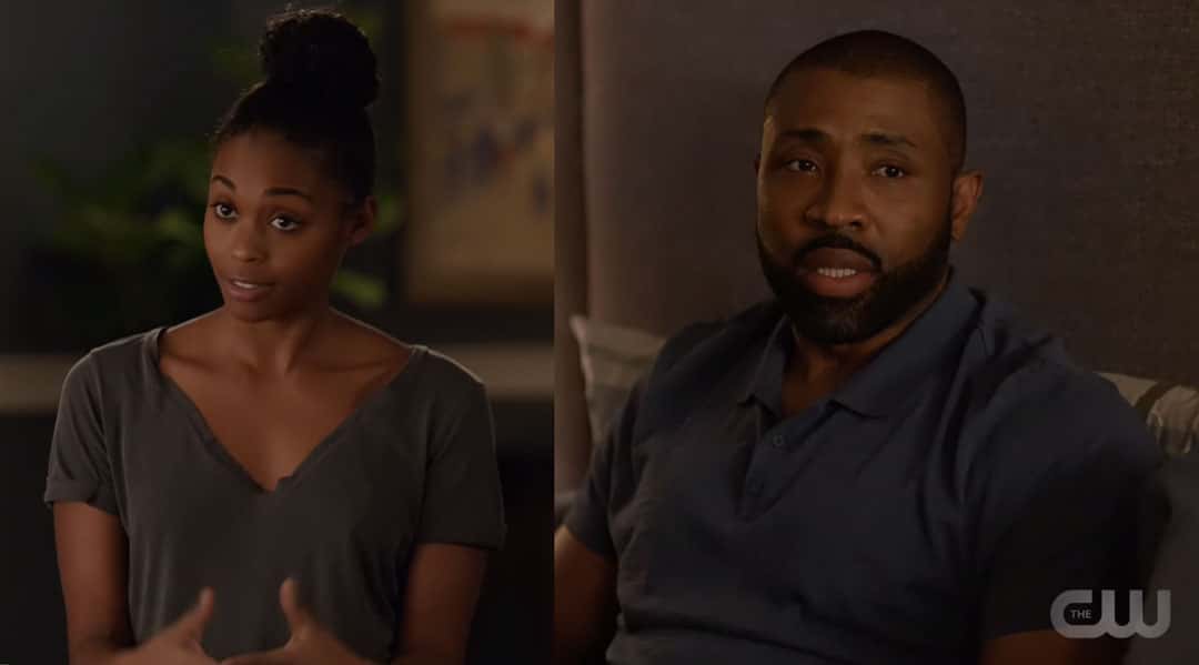 Anissa y Jefferson hablando