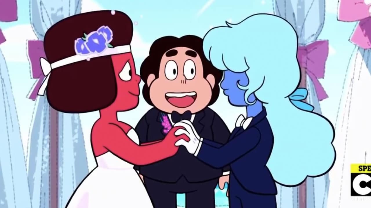 boda de Ruby y Sapphire representación lésbica en las caricaturas