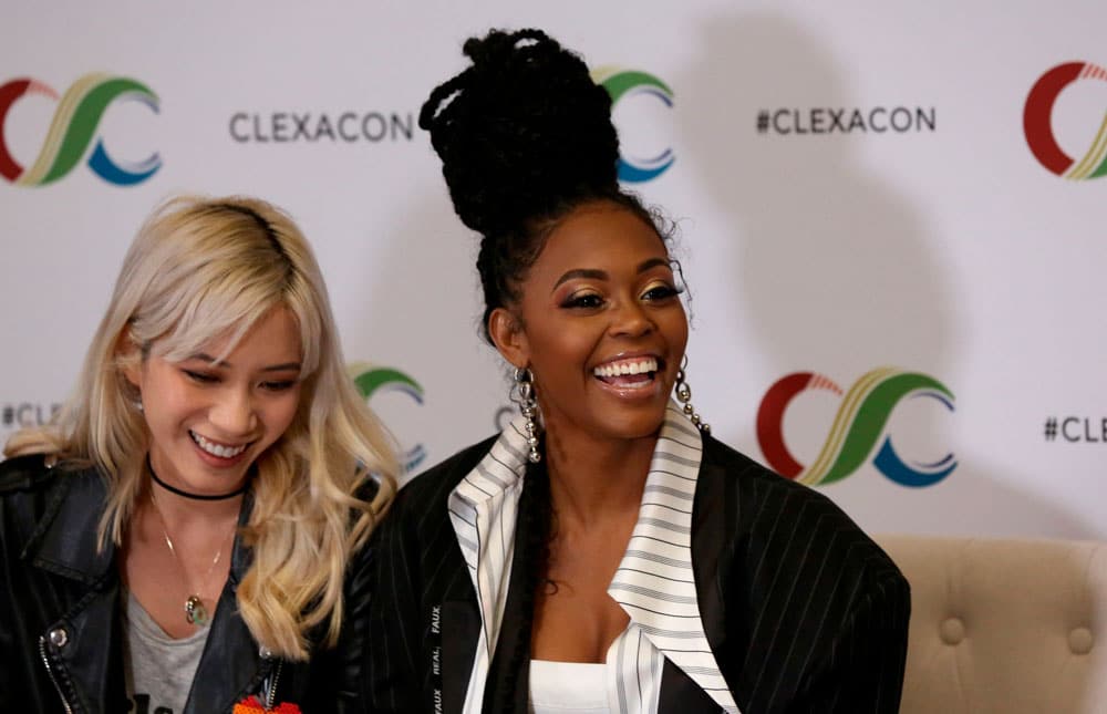 Nafessa Williams y Chantal Thuy en la ClexaCon 2019