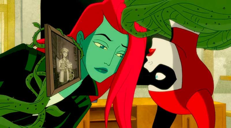 Harley Quinn psicoanalizándose a sí misma con Poison Ivy