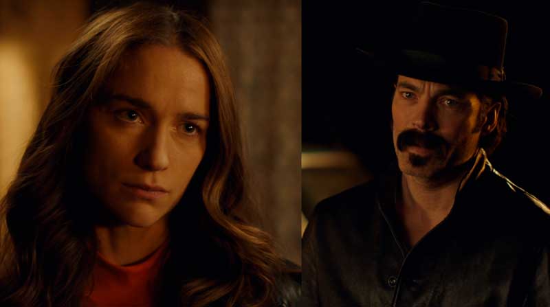 Wynonna y Doc discutiendo