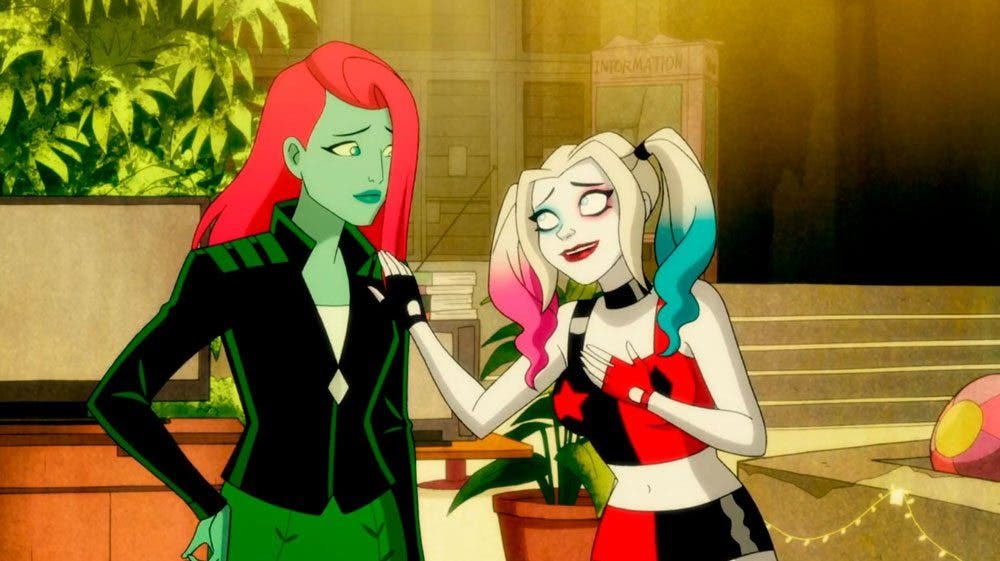 Harley Quinn y Poison Ivy mirándose