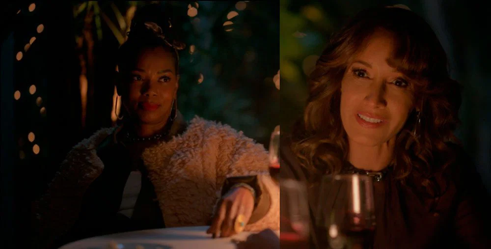 Bette y Pippa cenando