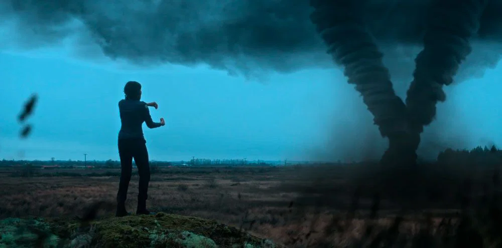 Abigail invocando tornados