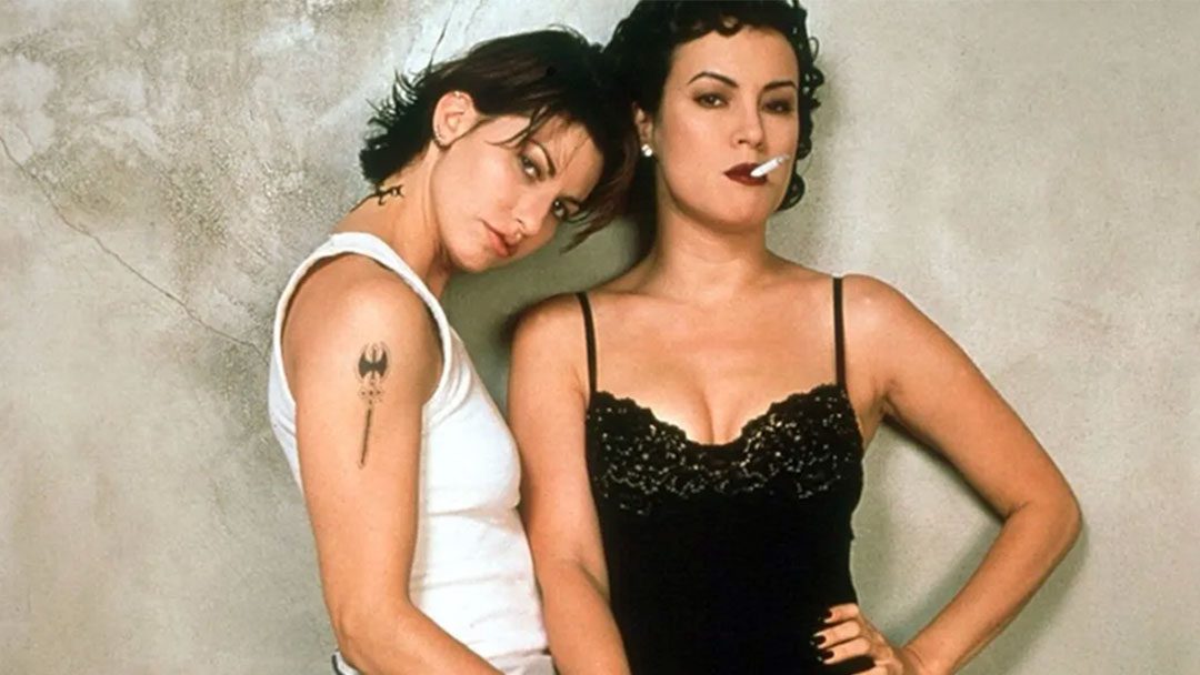 Protagonistas de la pel&iacute;cula l&eacute;sbica Bound