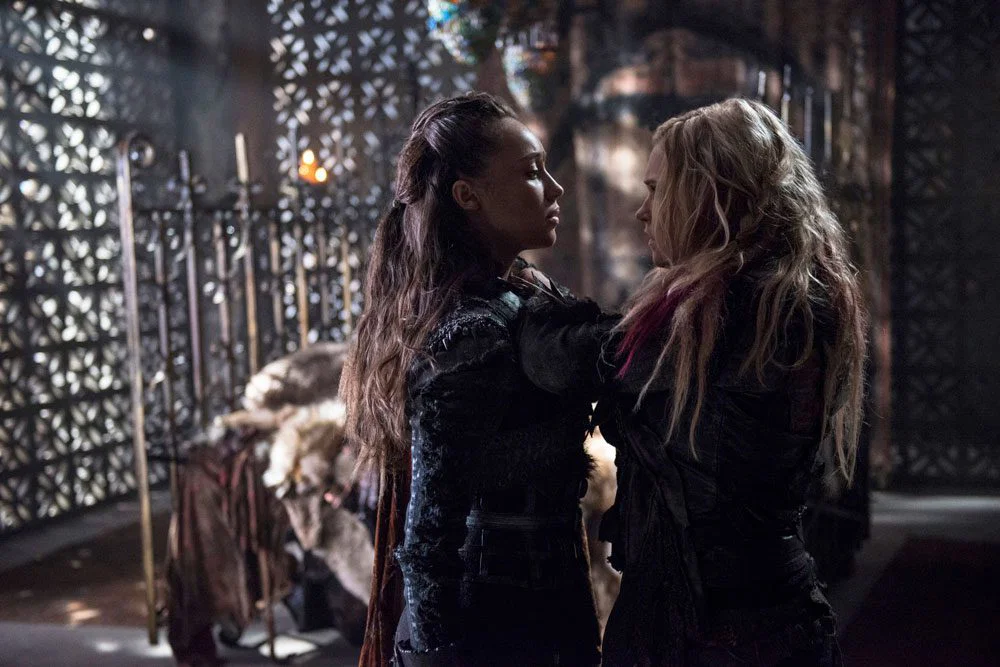 Clexa discutiendo