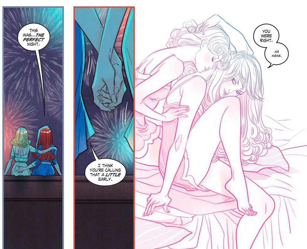 Kate Kane y Maggie Sawyer en Bomb Girls