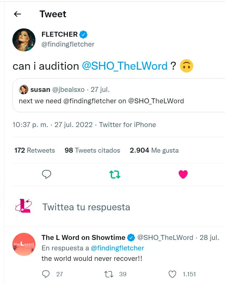 Fletcher twitter