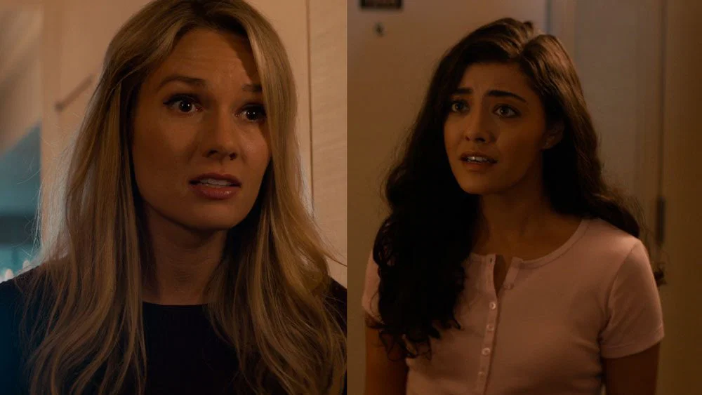 Lucy y Kate hablando intensamente