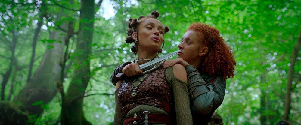 Scorpia y Jade peleando
