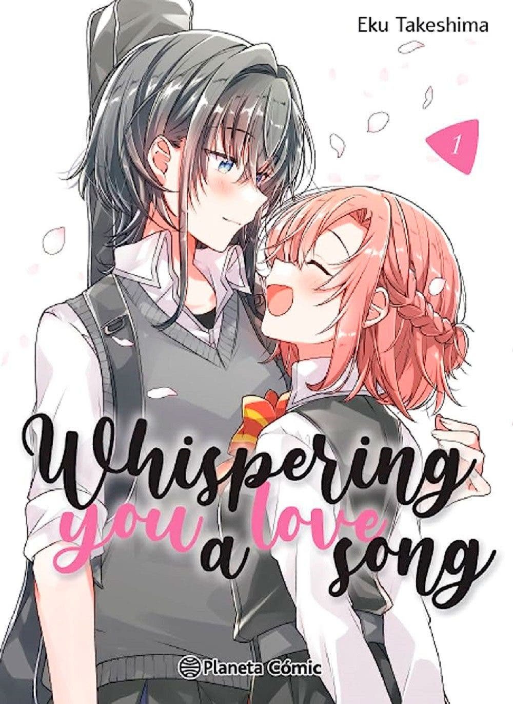 Portada del manga yuri Whispering You a Love Song