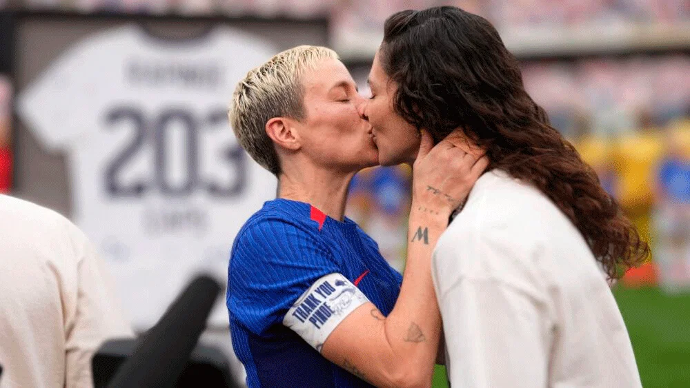 Megan Rapinoe y Sue Bird