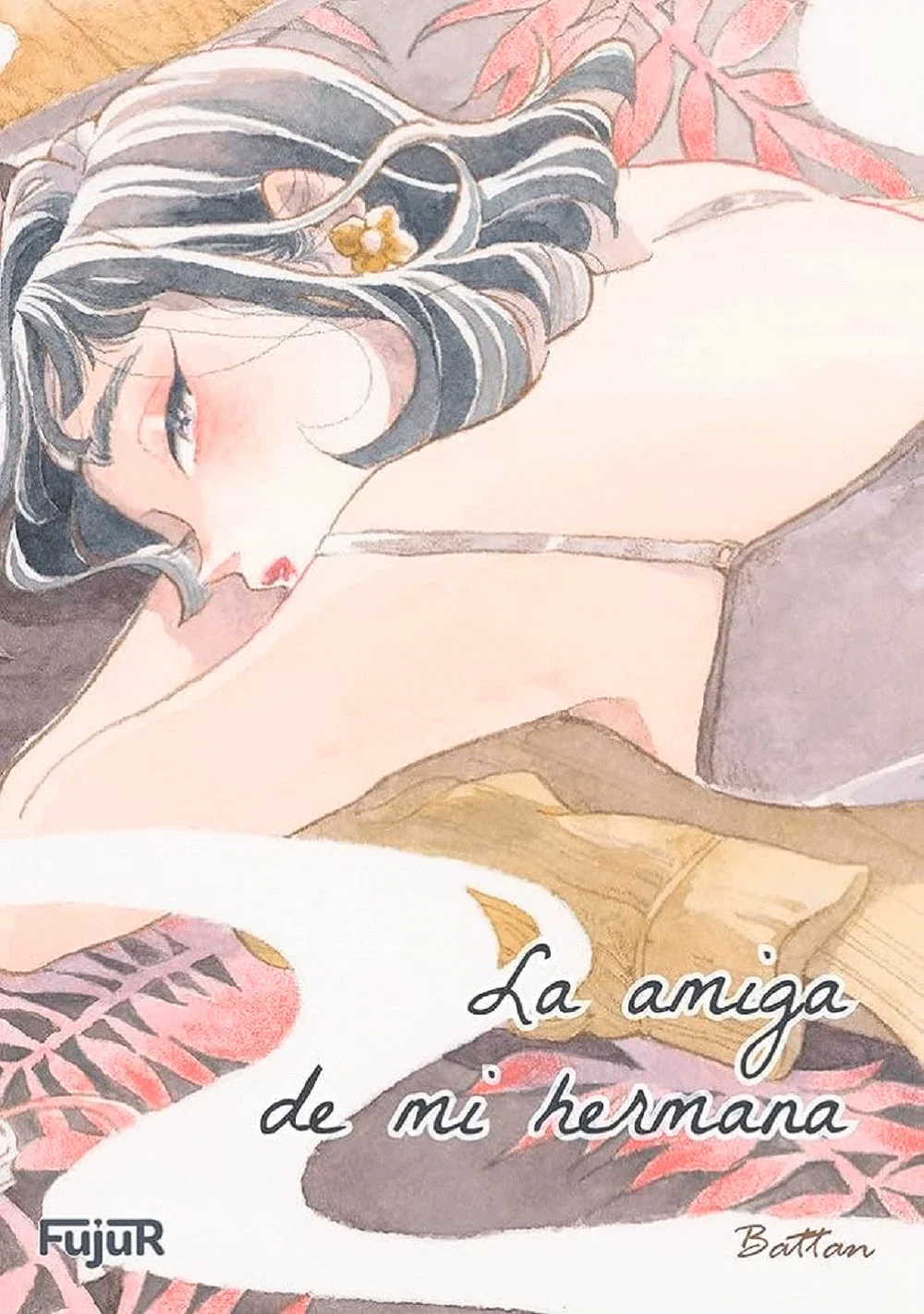Portada del manga yuri la amiga de mi hermana
