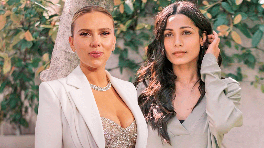 Scarlett Johansson y Frieda Pinto