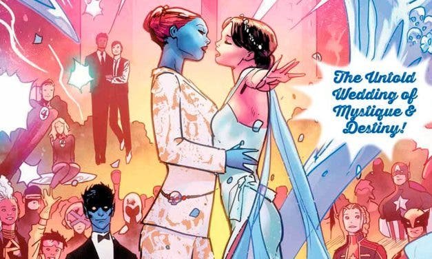 Marvel nos mostrará la boda de Mística y Destiny en su colección del orgullo «Pride Voices»