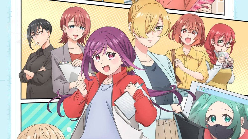 A Mangaka's Weirdly Wonderful Workplace Anime Yuri en Crunchyroll