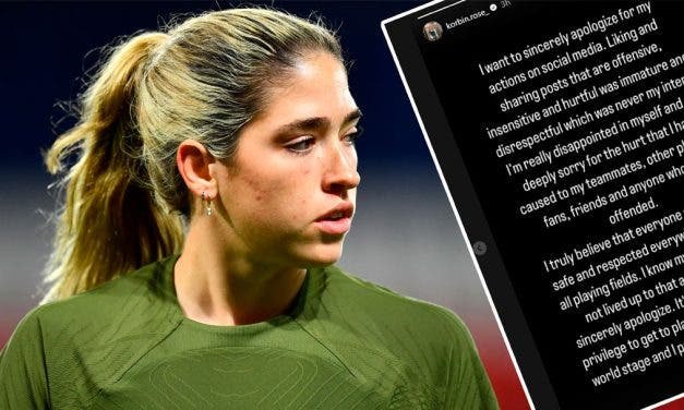 Korbin Albert comparte mensajes homófobos y provoca una crisis en el equipo femenino de fútbol de USA