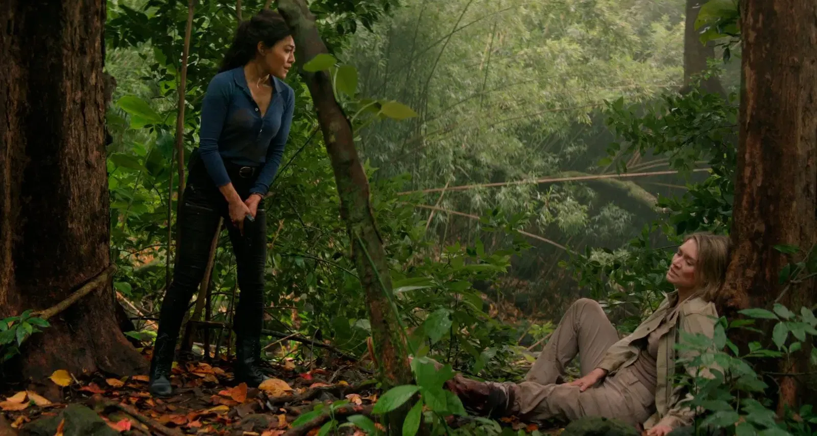 Lucy y Tatyana haciendo un descanso