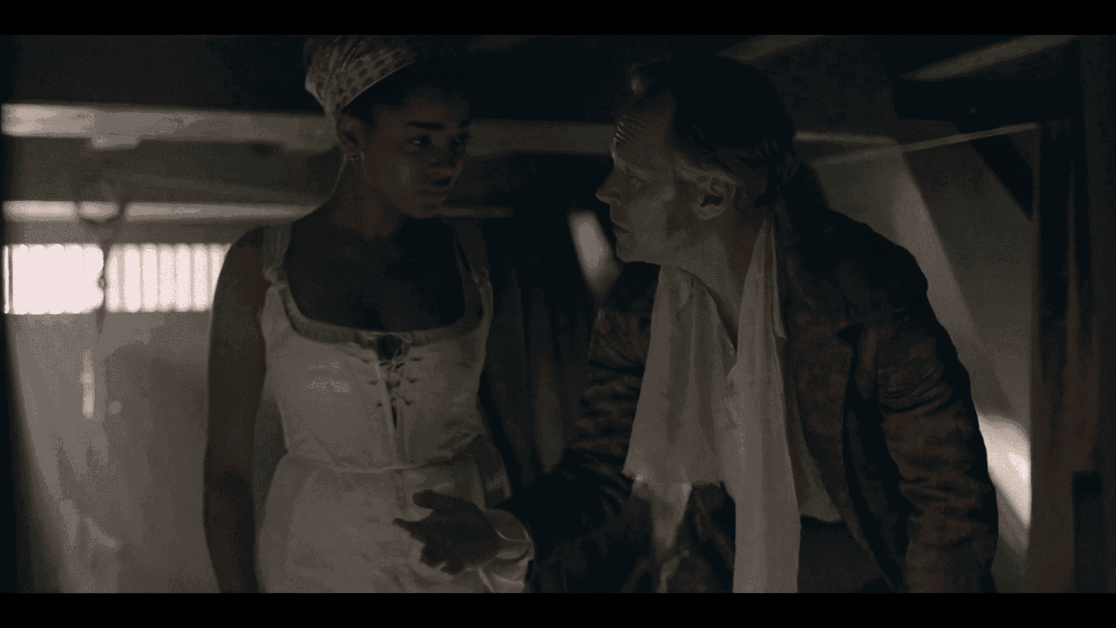 Frannie con su antiguo jefe