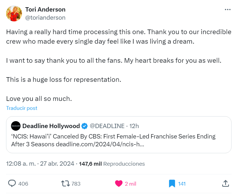 Twitter Tori Anderson