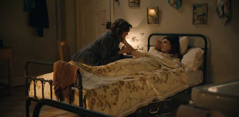 Marta visita a Fina en el dispensario