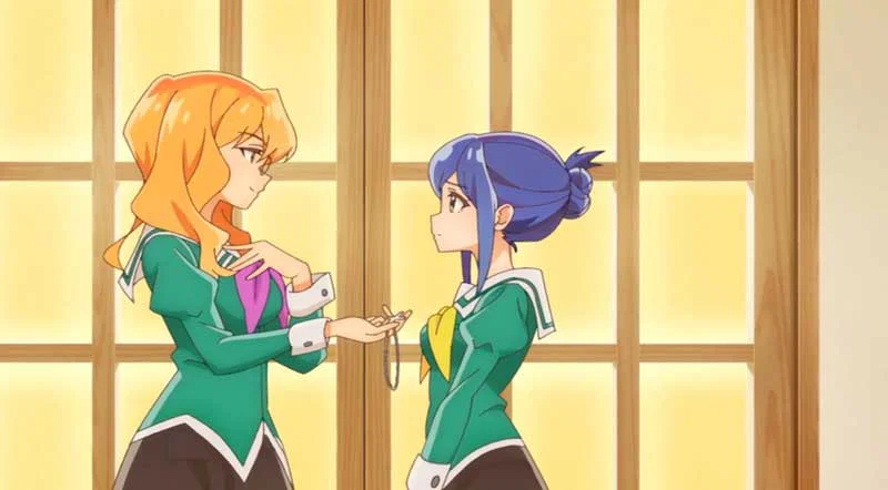 Tachibana le pide a Kanoko que sea su hermana menor en la cafetería