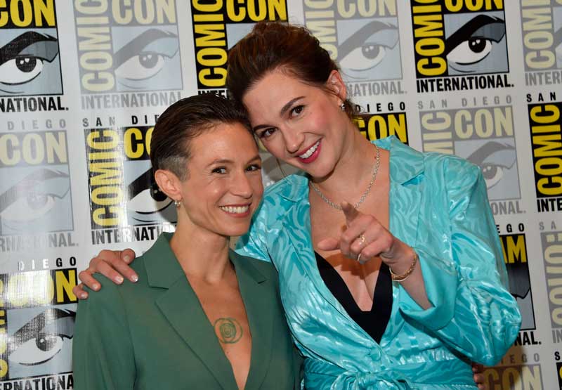 Dominique Provost-Chalkley y Katherine Barrell