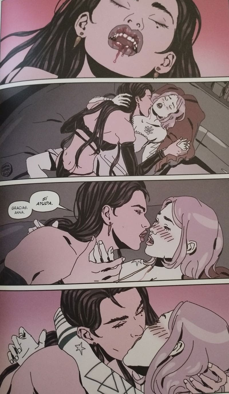 Carnelia y la mortal Anna tienen una noche de pasión juntas.