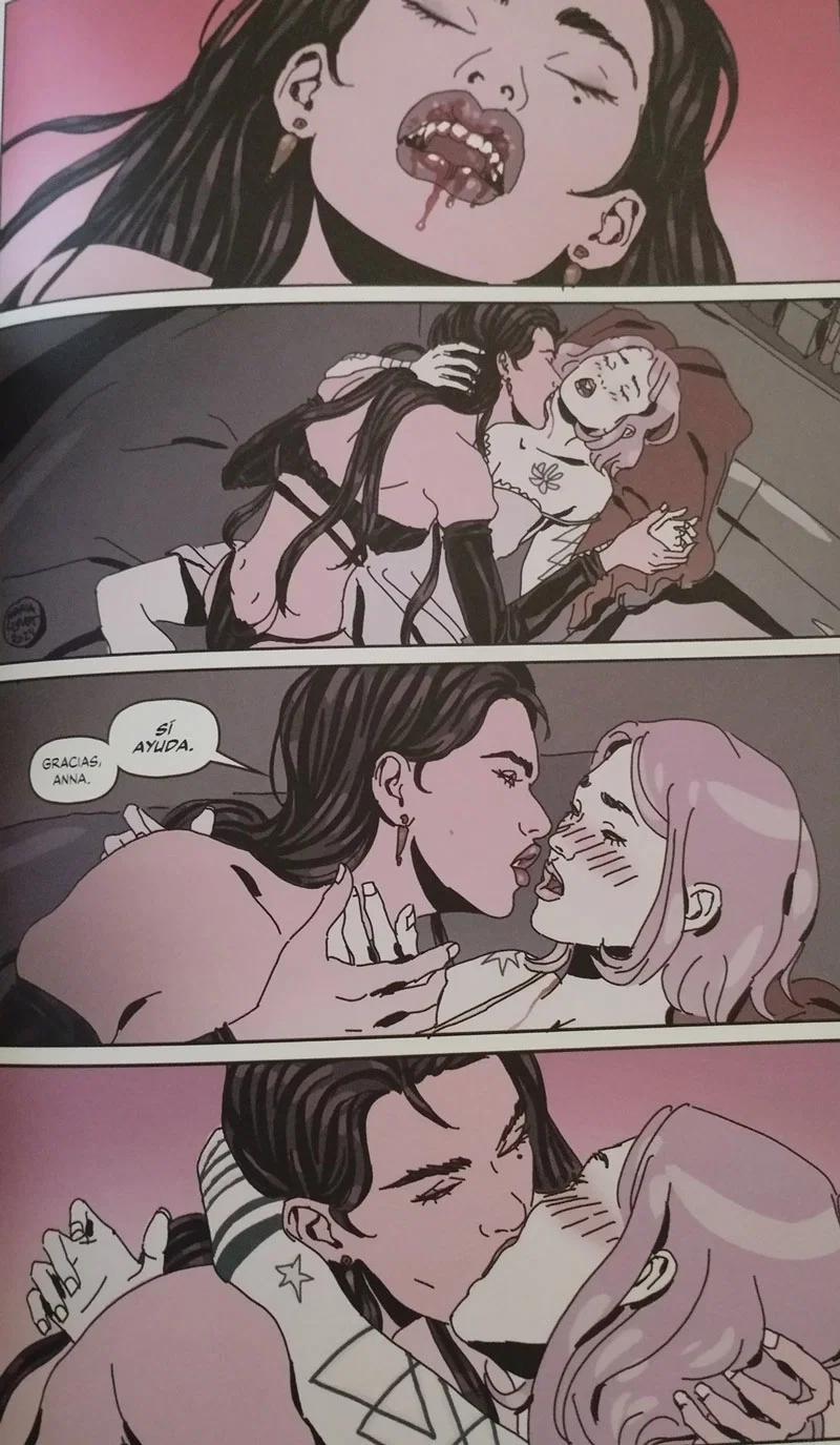Carnelia y la mortal Anna tienen una noche de pasión juntas.