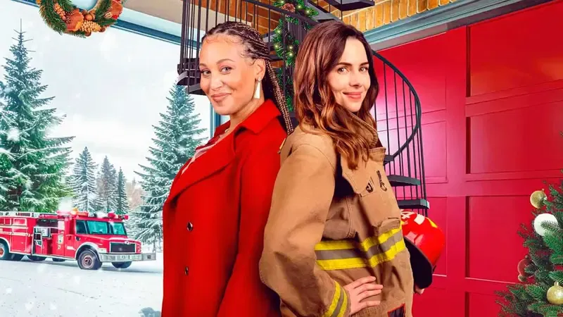Protagonistas deThe Firefighter’s Christmas Wish