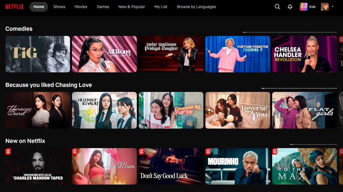 Girls Love tailandeses en Netflix