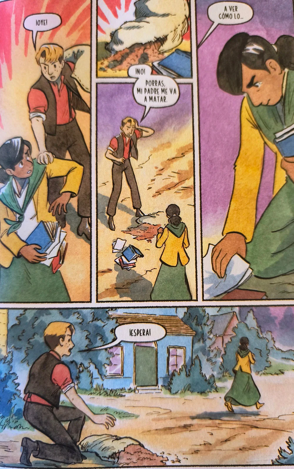 Claude acosando una vez más a Agatha