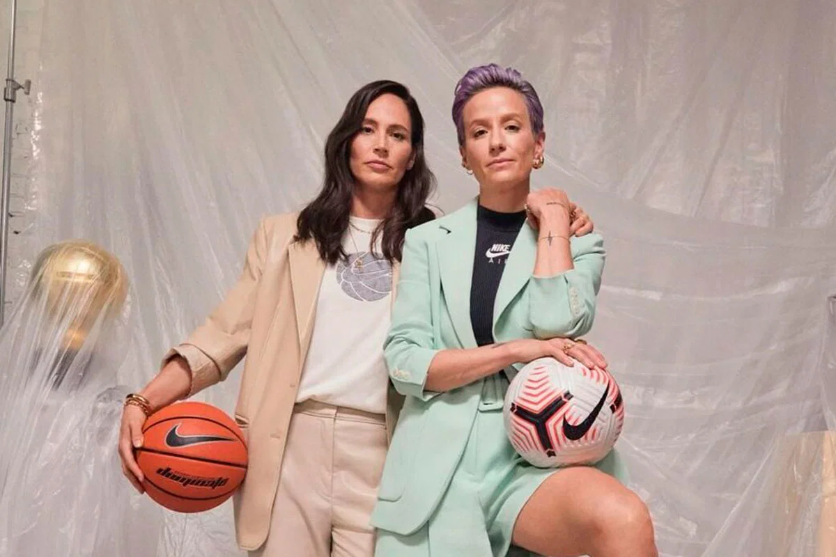 Megan Rapinoe y Sue Bird