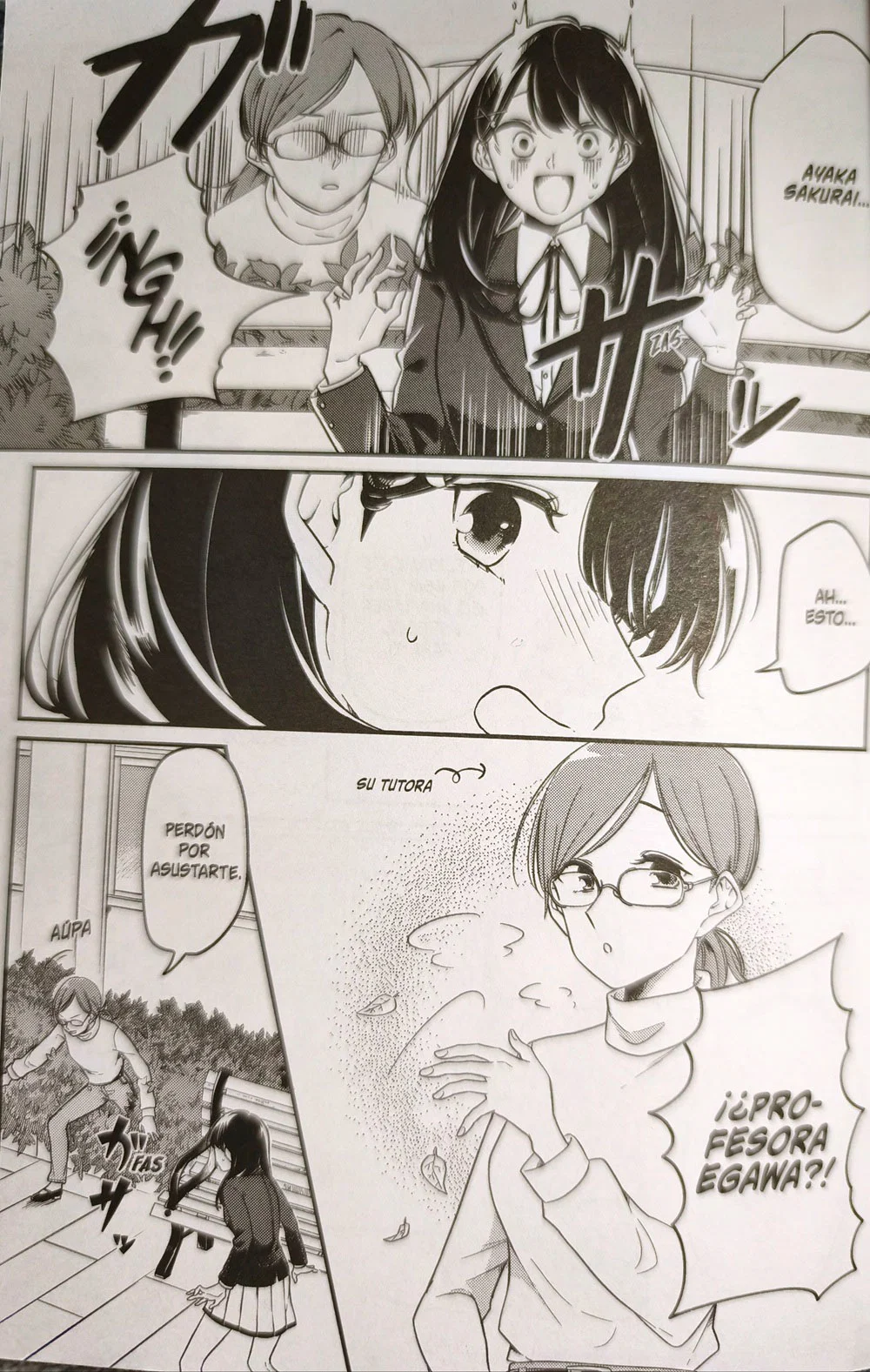 La profesora Egawa hace un trato con Ayaka muy importante para ella