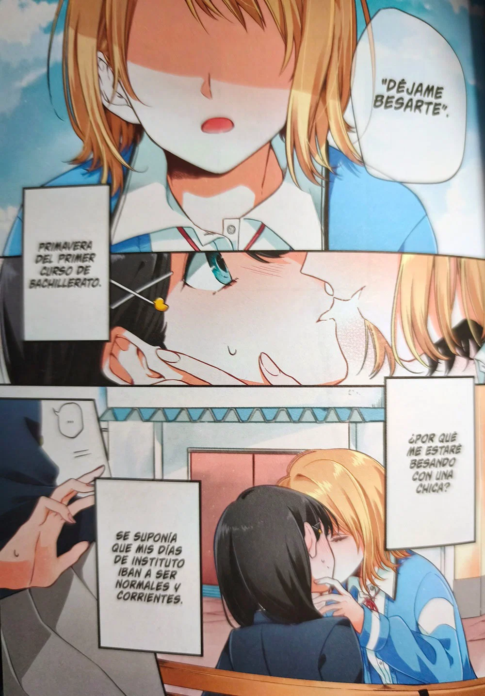 Sora le da el primer beso a Ayaka sin que se lo espere