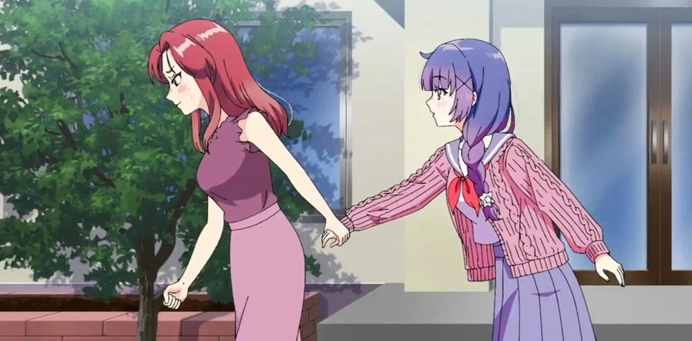 Akane y Nadeshiko caminando