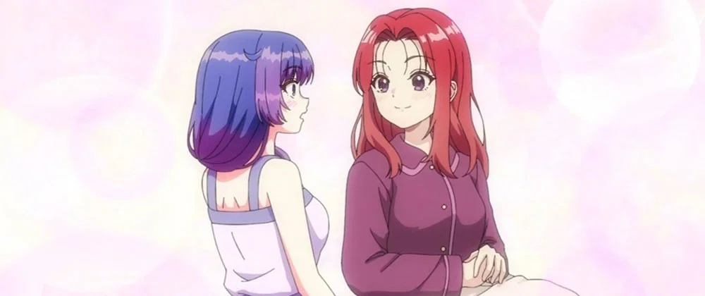 Akane y Nadeshiko mirándose