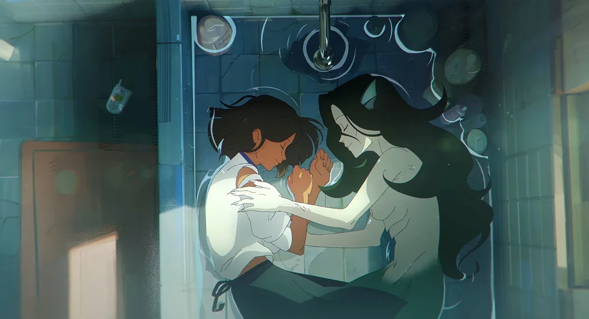 corto animado The Lovers pareja lésbica